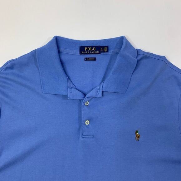 Polo Ralph Lauren Polo Shirt Mens XL Extra Large Blue Jay Cotton Classic Fit - Picture 3 of 12